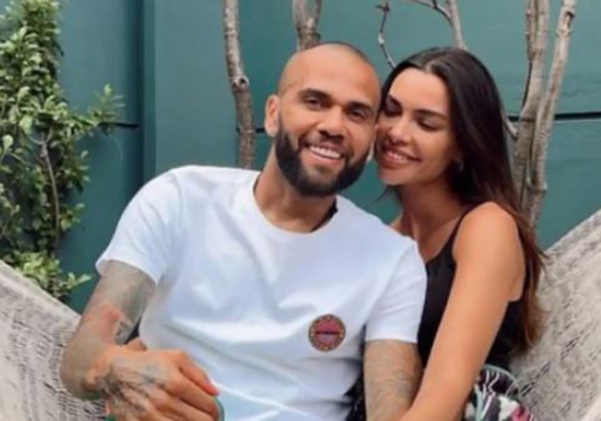 Joana Sanz y Dani Alves