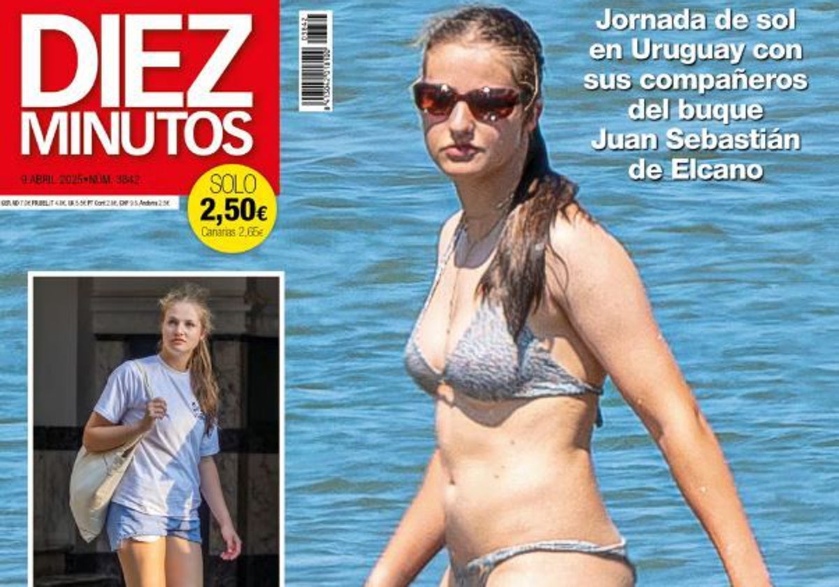 Portada de la Princesa Leonor en la revista 'Diez Minutos'