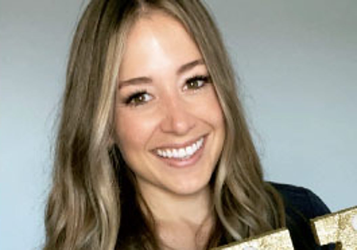 La influencer Hailey Okula, en una imagen de sus redes sociales.