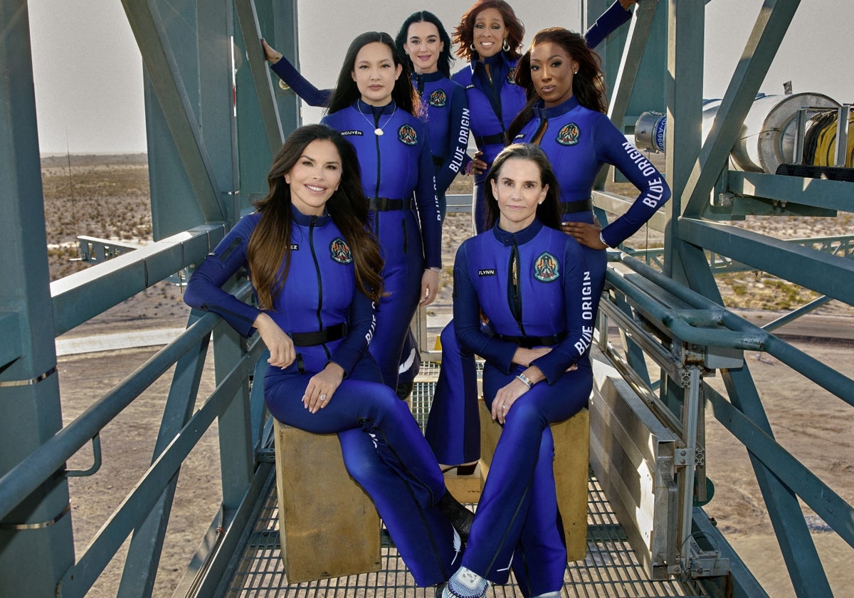 La expedición de mujeres del Blue Origin.