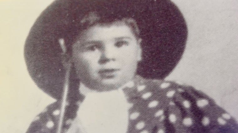Pedro Ruiz, de niño