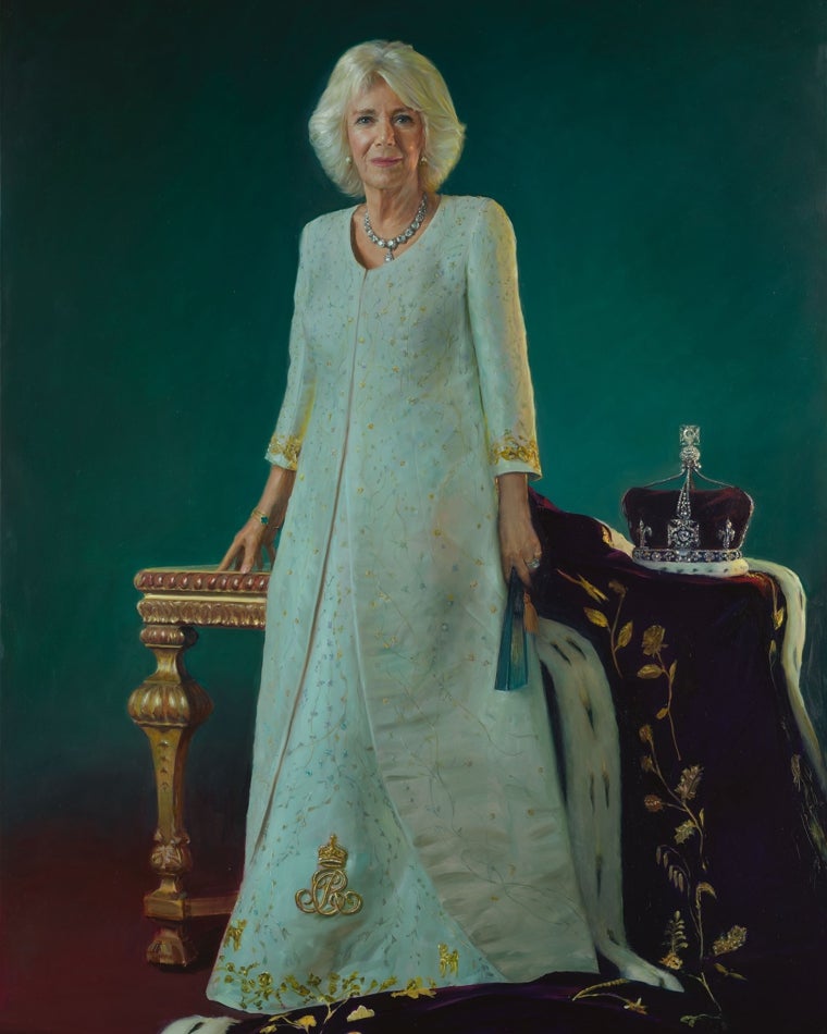 La Reina Camila retratada por Paul S. Benny