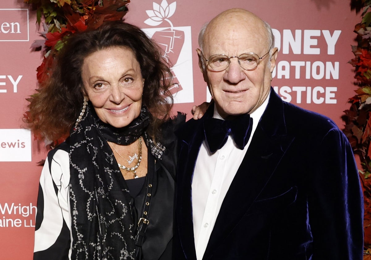 Diane von Furstenberg y Barry Diller, en una imagen de 2022.