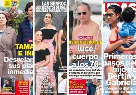 Las vacaciones en la playa por separado de Bertín Osborne y Gabriela Guillén y su hijo: las revistas de la semana