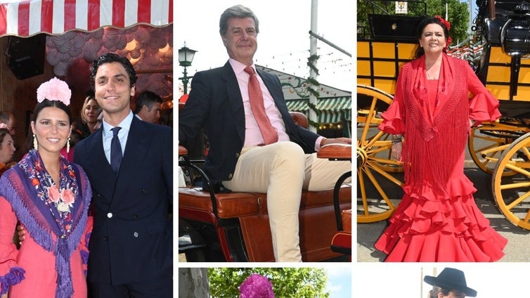 Los famosos se despiden de la Feria de Abril de Sevilla