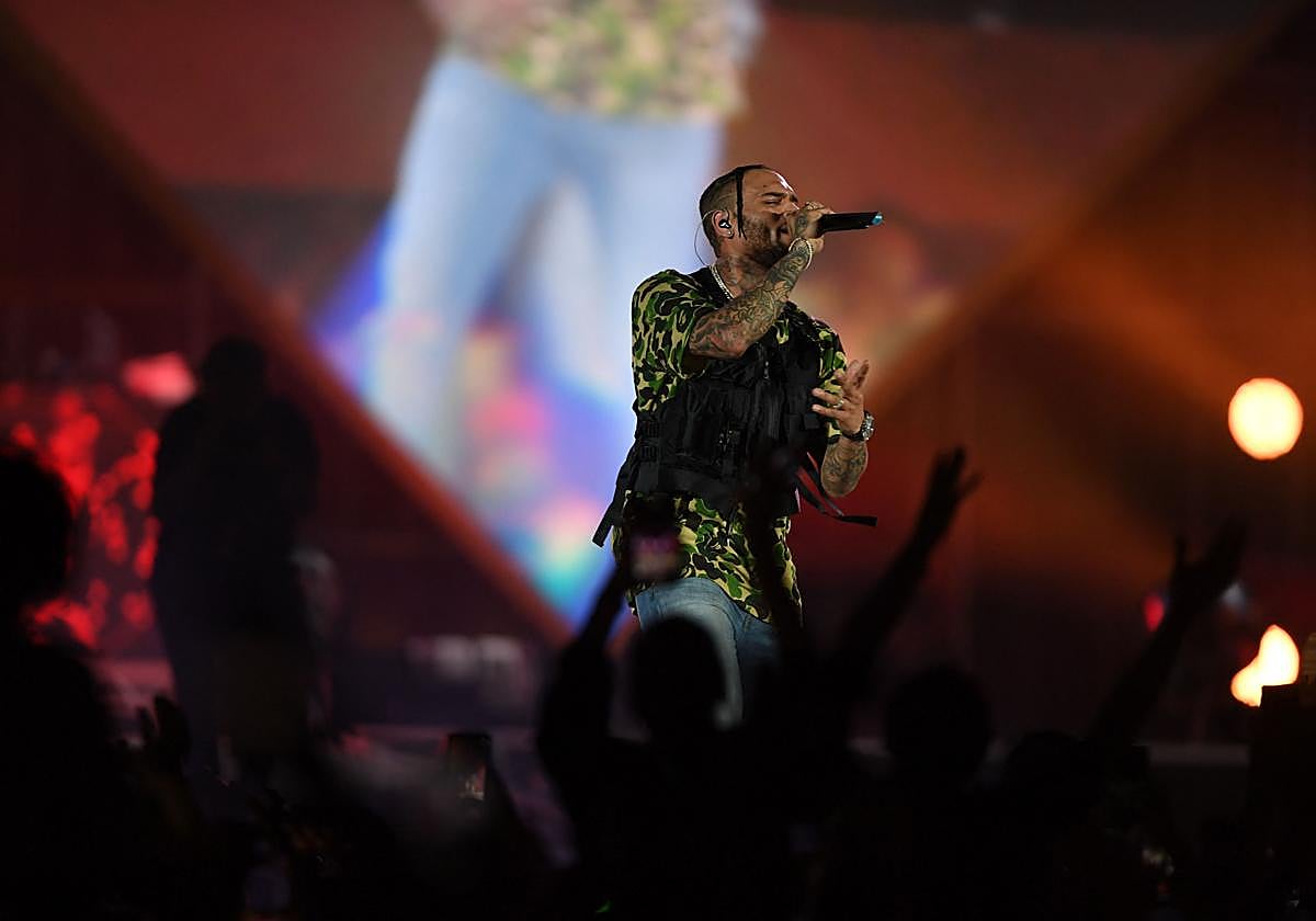 Chris Brown en una imagen de archivo.