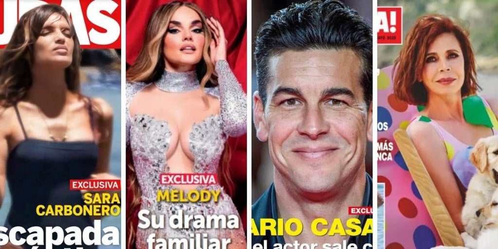 Las fotos de mario casas y melyssa pinto y el drama de melody: las revistas de la semana