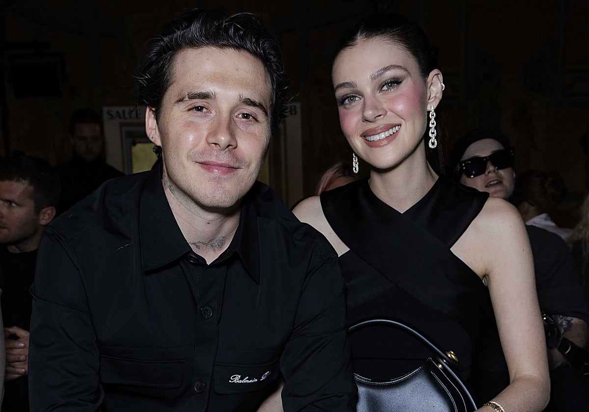 Brooklyn Beckham y Nicola Peltz, en un evento reciente.