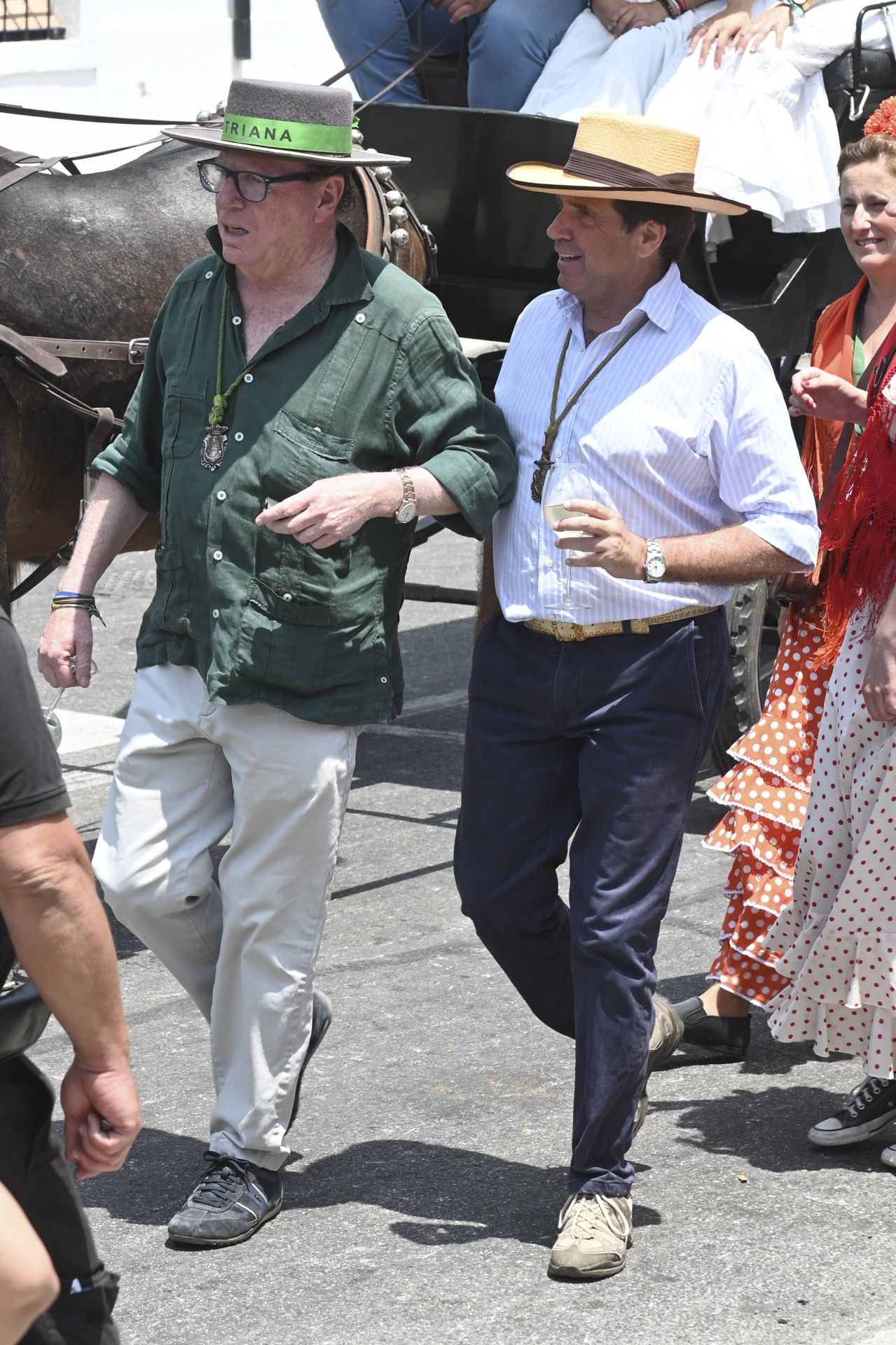 Los famosos se pasean por El Rocío, en imágenes