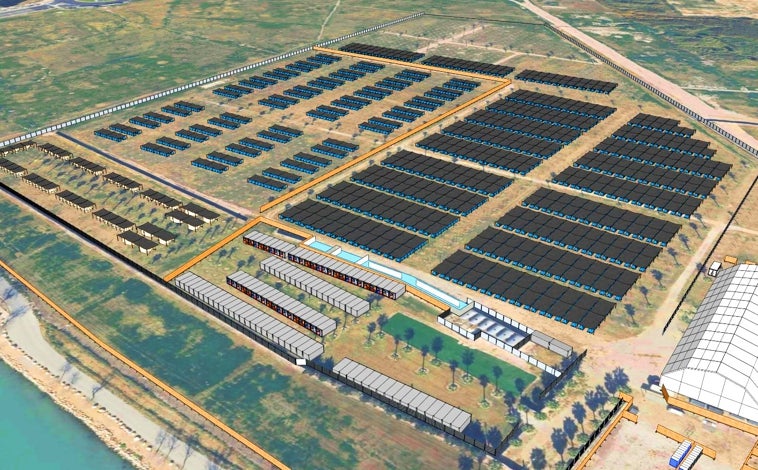 Imagen principal - Arriba, plano de la villa vip. Abajo, algunas de sus instalaciones
