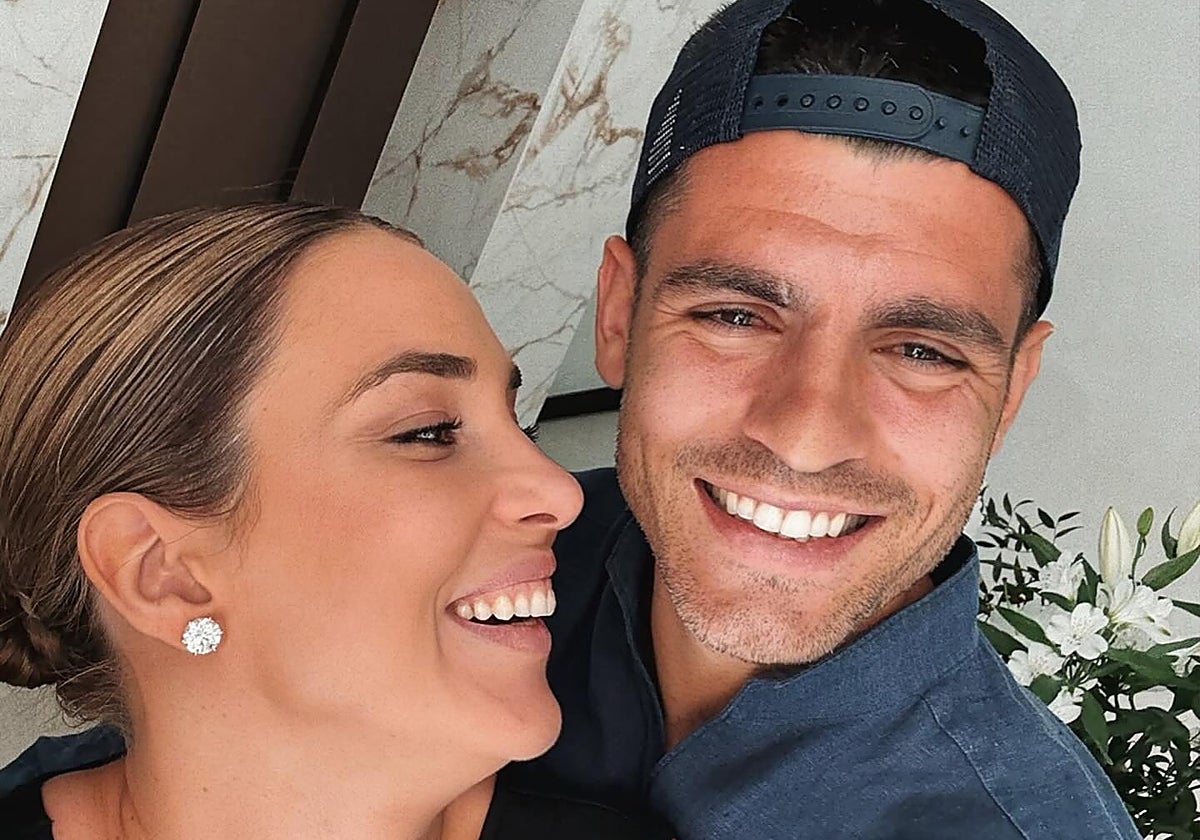 Alice Campello y Álvaro Morata