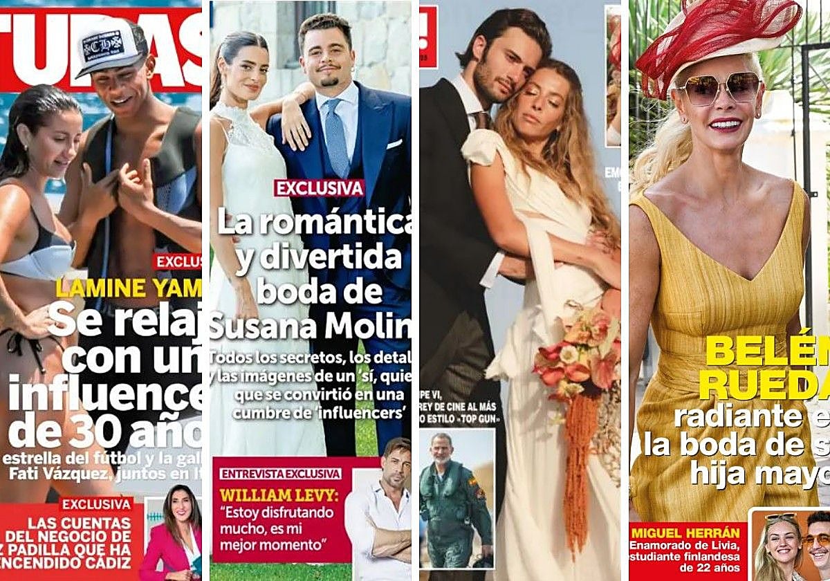 Las bodas de Susana Molina y la hija de Belén Rueda: las revistas de la semana