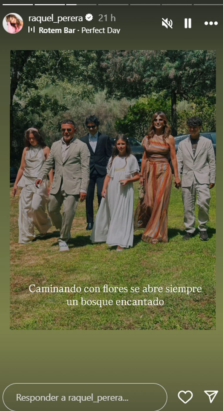 Alejandro Sanz deja atrás la polémica y celebra en familia la Primera Comunión de sus hijos