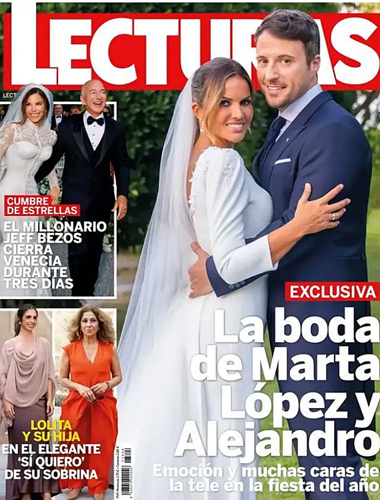 Todos los detalles de la boda de Marta López, al descubierto