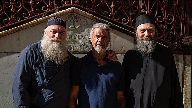 El retiro espiritual de Mel Gibson en un monasterio ortodoxo griego