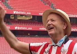 Bill Murray, tras su paso por Bilbao: «Acepto una donación de sangre de un vasco»