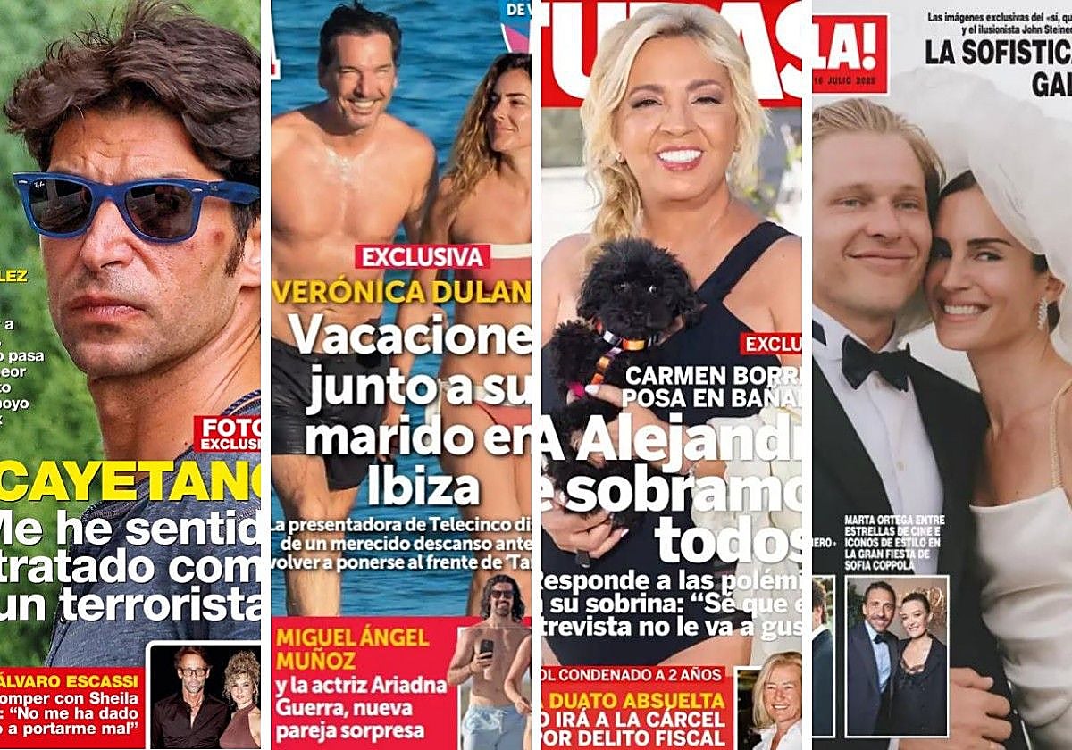 El ataque de Carmen Borrego a su sobrina y el enfado de Cayetano Rivera: las revistas de la semana