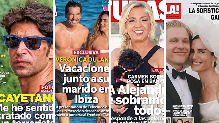 El ataque de Carmen Borrego a su sobrina y el enfado de Cayetano Rivera: las revistas de la semana