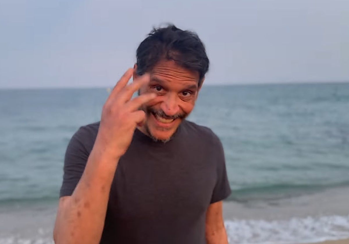 Sergio Peris-Mencheta, en el vídeo que ha publicado en sus redes sociales.