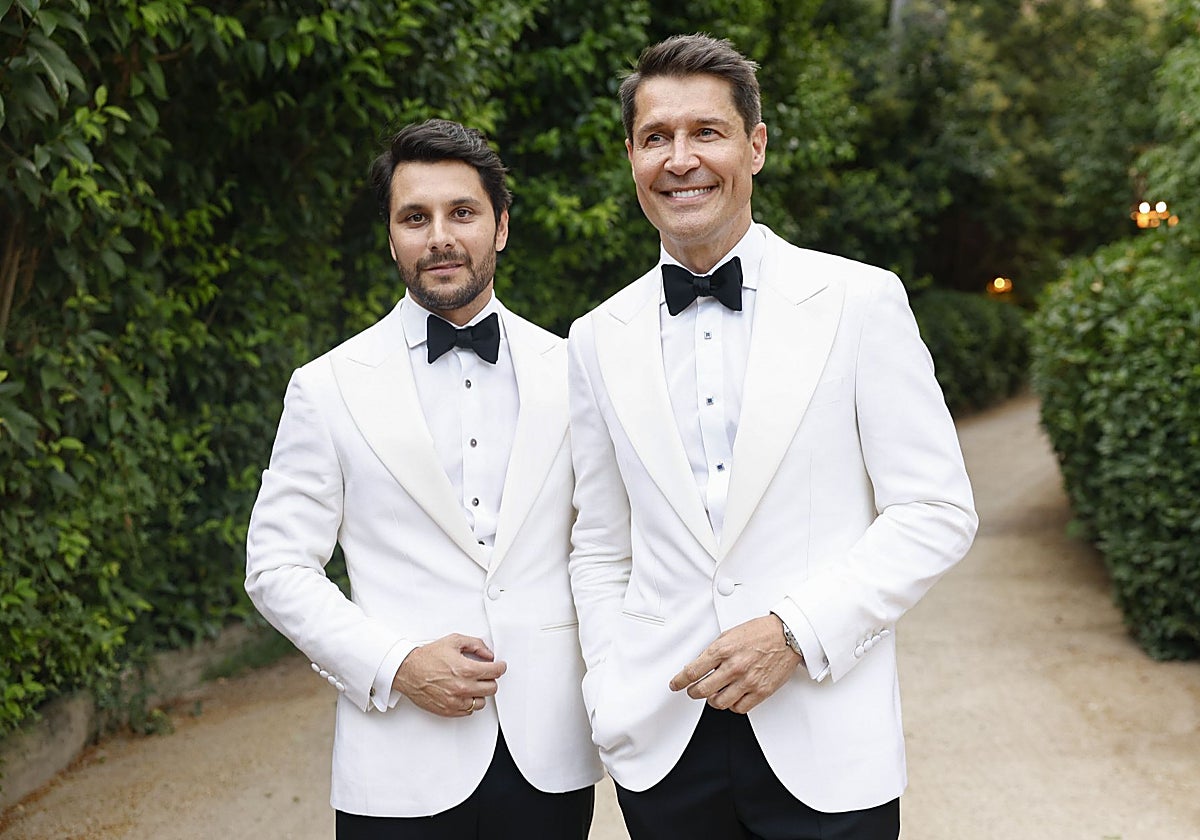 Jaime Cantizano y su pareja Miguel García Golding