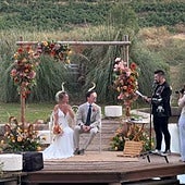 Octavi Pujades y Anna Senan celebraron inesperadamente su boda