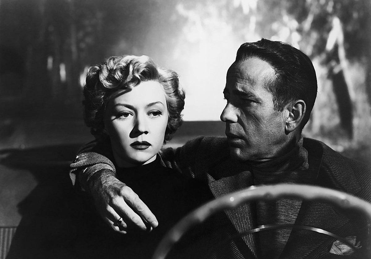 Gloria Grahame y Humphrey Bogart en el film 'In a lonely place