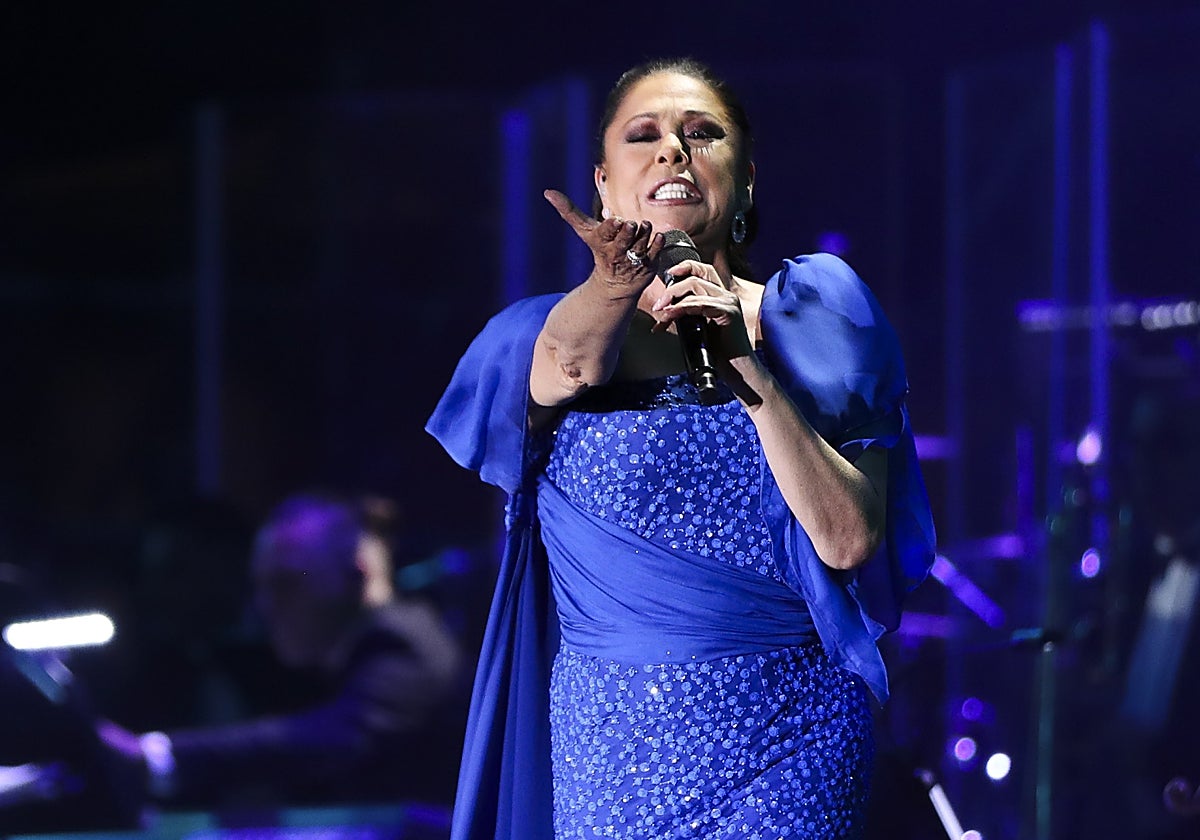 Isabel Pantoja, en un reciente concierto.