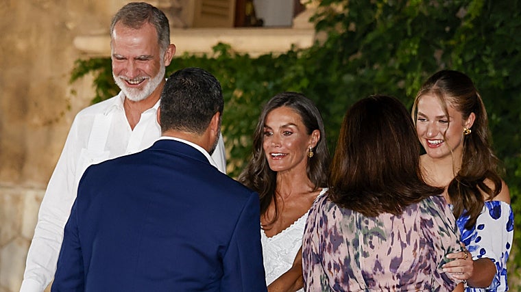 Jaume Anglada en la recepción de Marivent