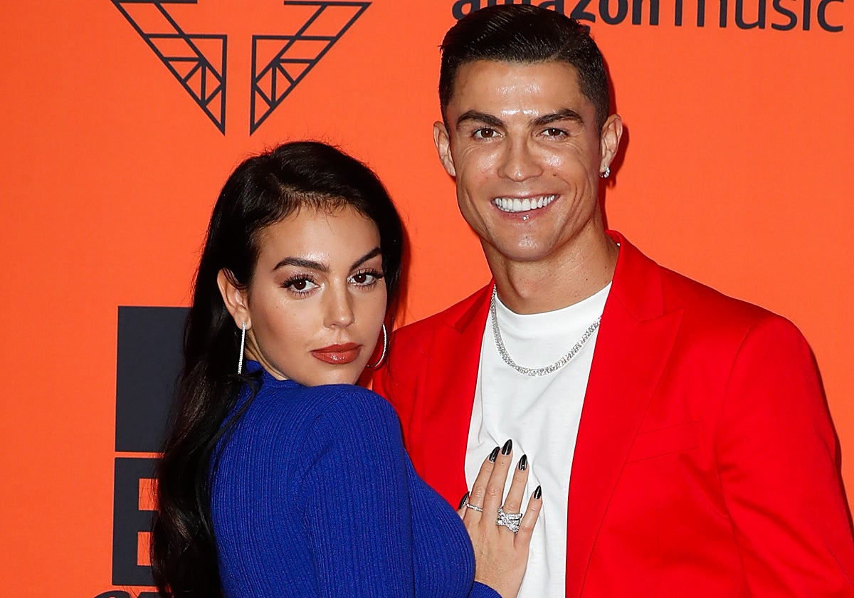 Georgina Rodríguez y Cristiano Ronaldo, en una imagen de archivo.