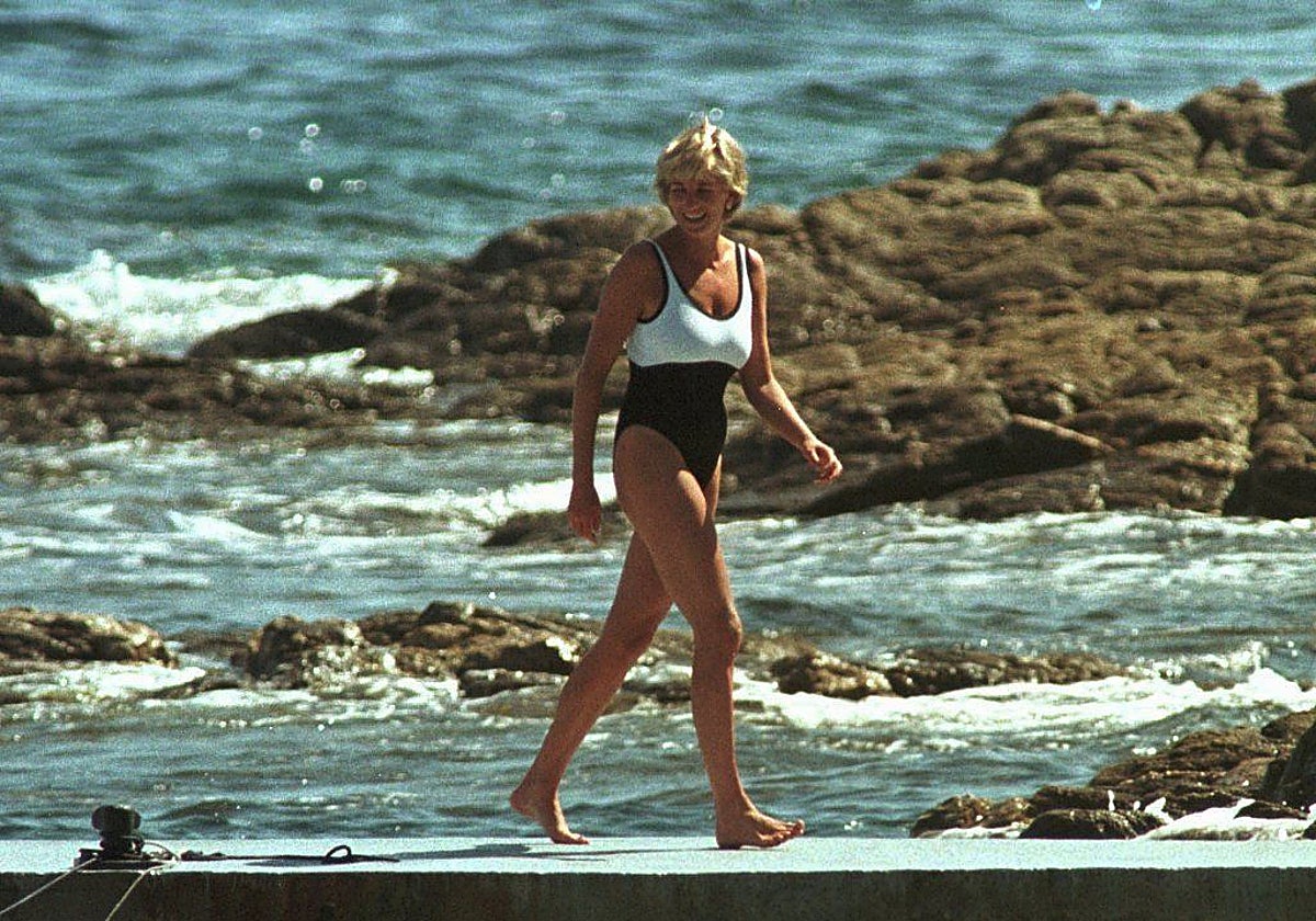 Lady Di durante sus últimas vacaciones en el sur de Francia