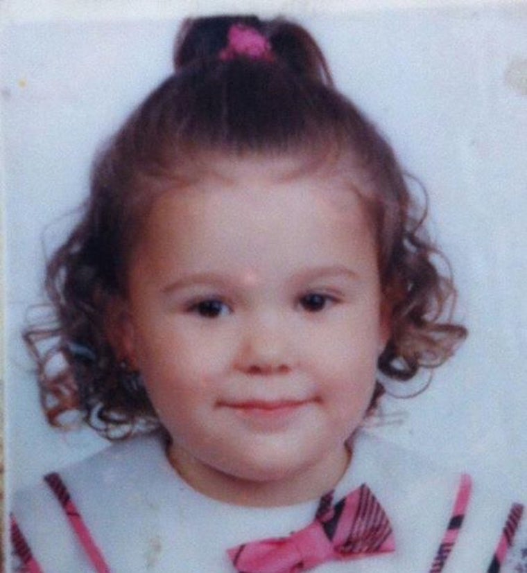 Lorena, de niña