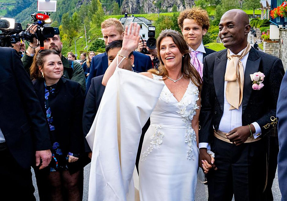 Marta Luisa de Noruega y Durek Verrett celebran su primer aniversario de bodas