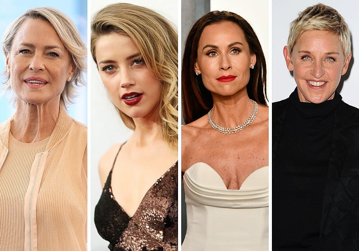 Robin Wright. Amber Heard, Minnie Driver y Ellen DeGeneres.
