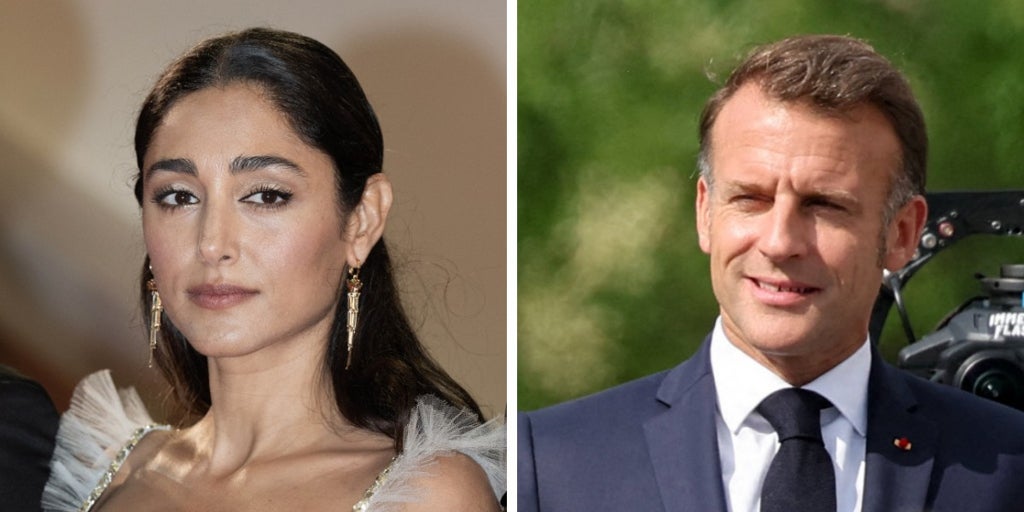 Emmanuel Macron y la actriz Golshifteh Farahani, protagonistas de una supuesta historia de amor