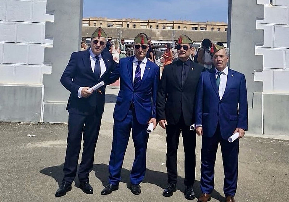 Los Hombres G en acuartelamiento Millán Astray de Melilla