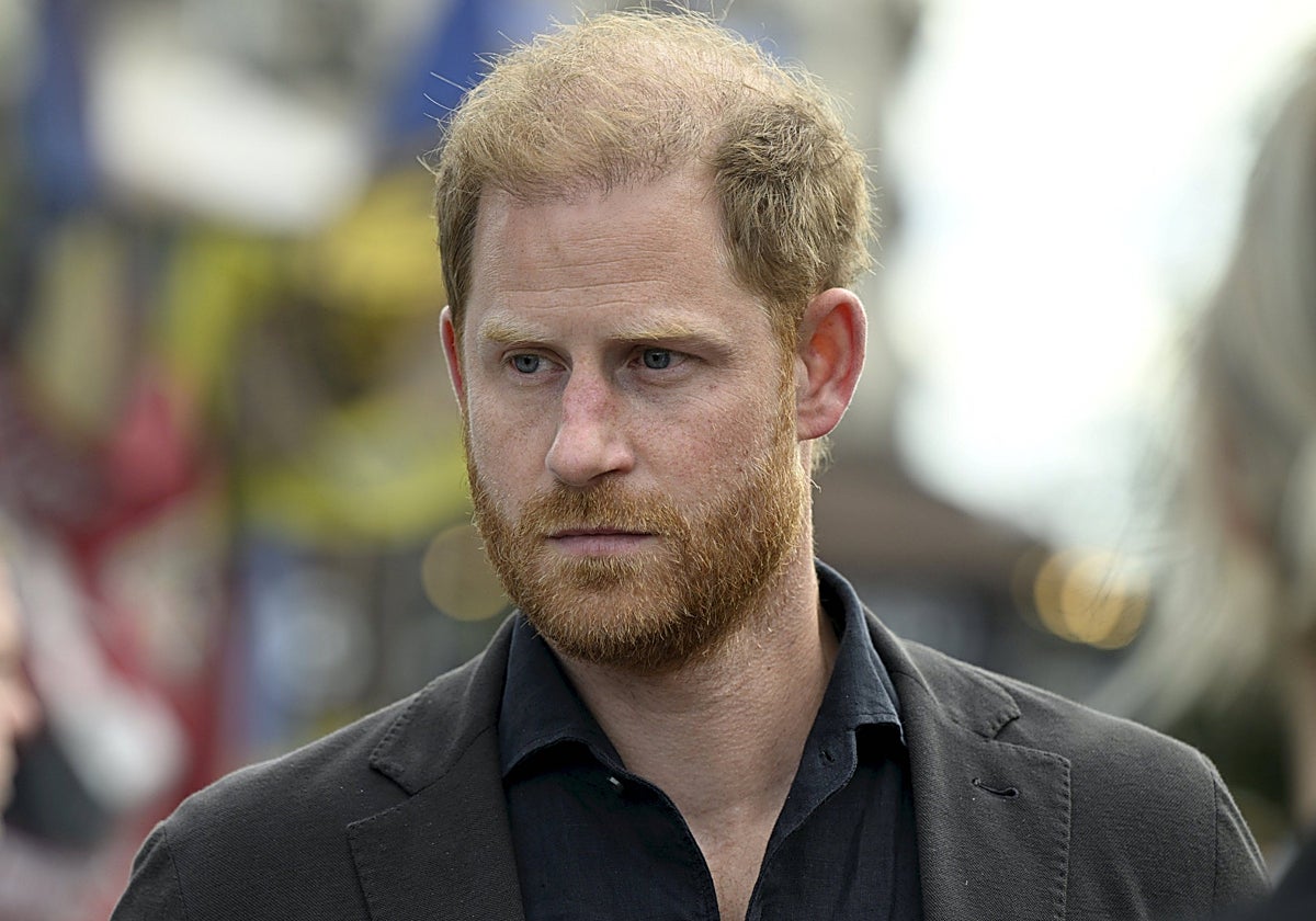 El Príncipe Harry, en su última visita a Londres.