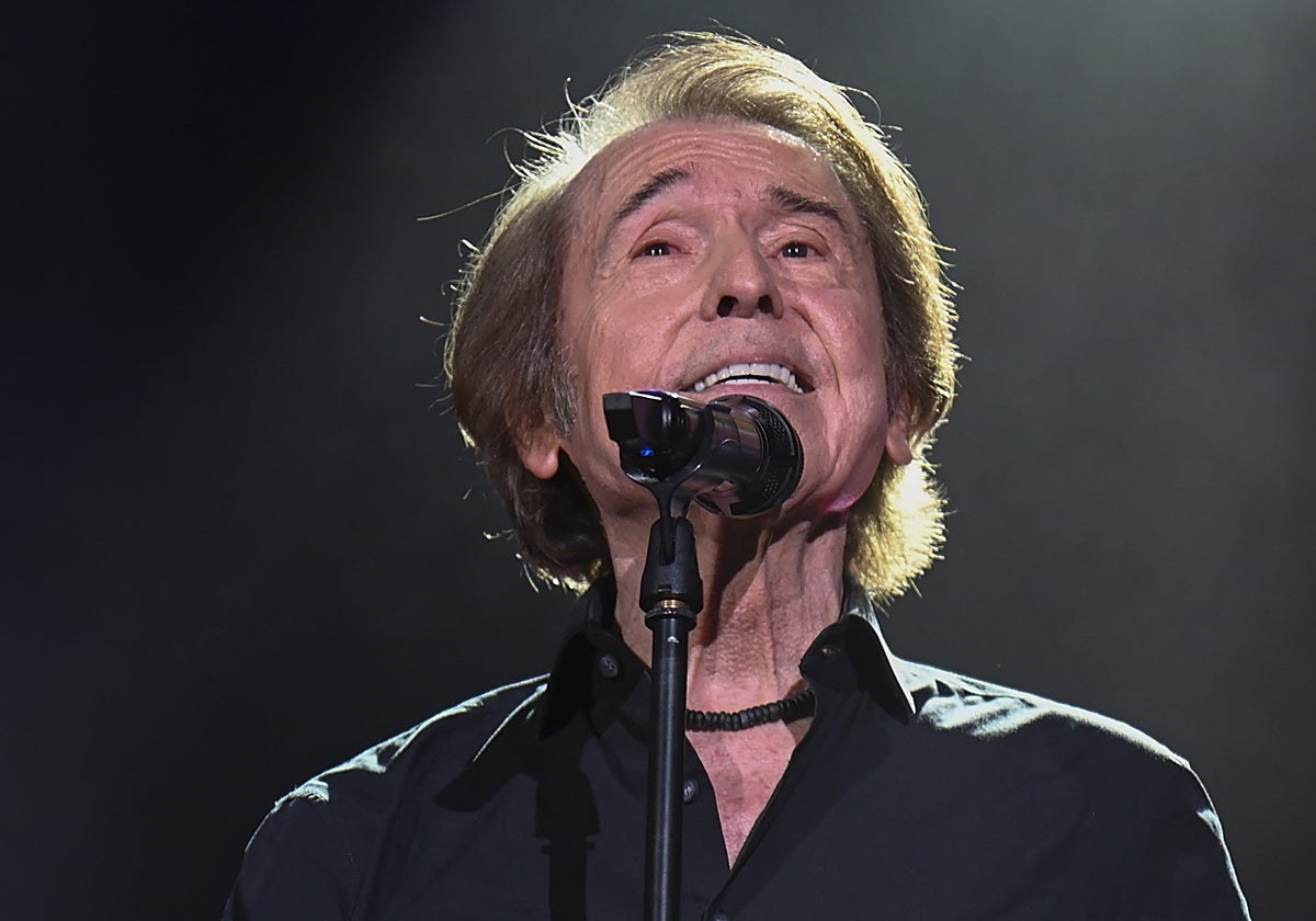 Raphael, en un concierto de su última gira.