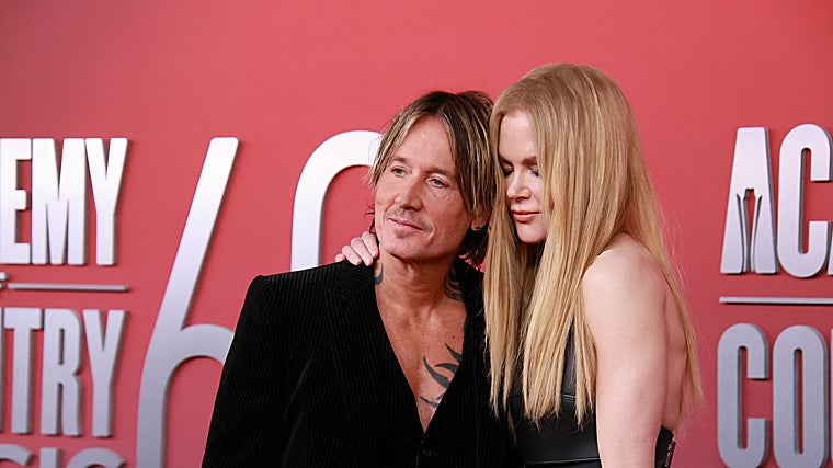 Nicole Kidman y Keith Urban el pasado mes de mayo en los premios de la Academia de Música Country