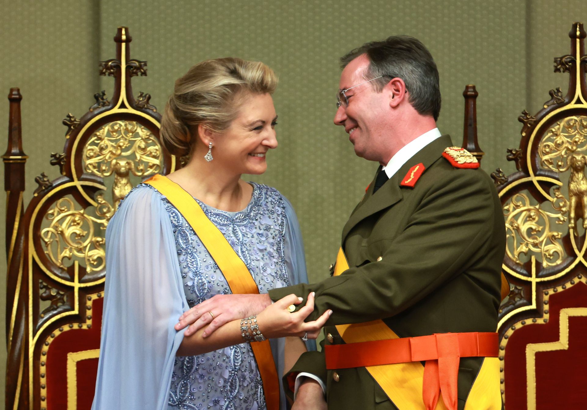 La complicidad en el matrimonio, que se casó en 2012, era visible.