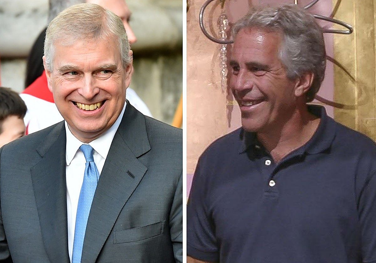 El Príncipe Andrés y Jeffrey Epstein