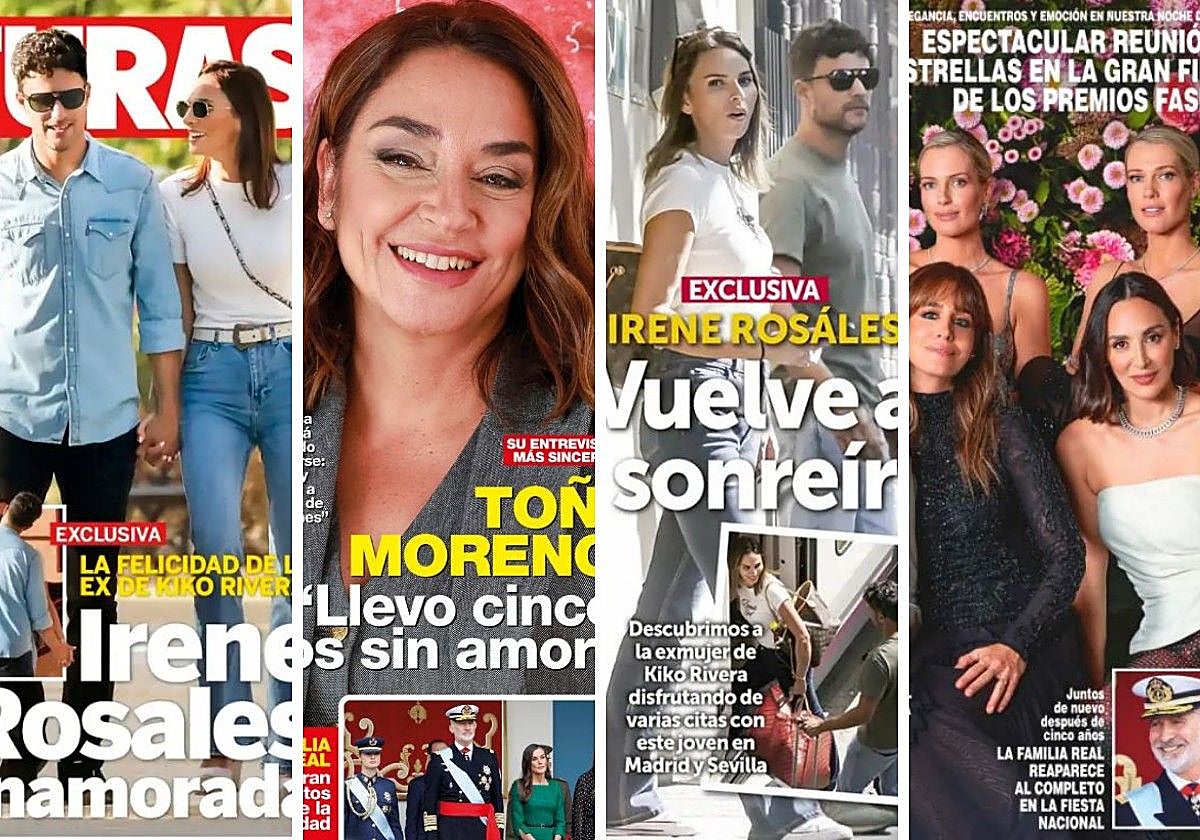 Portadas de las revistas del corazón