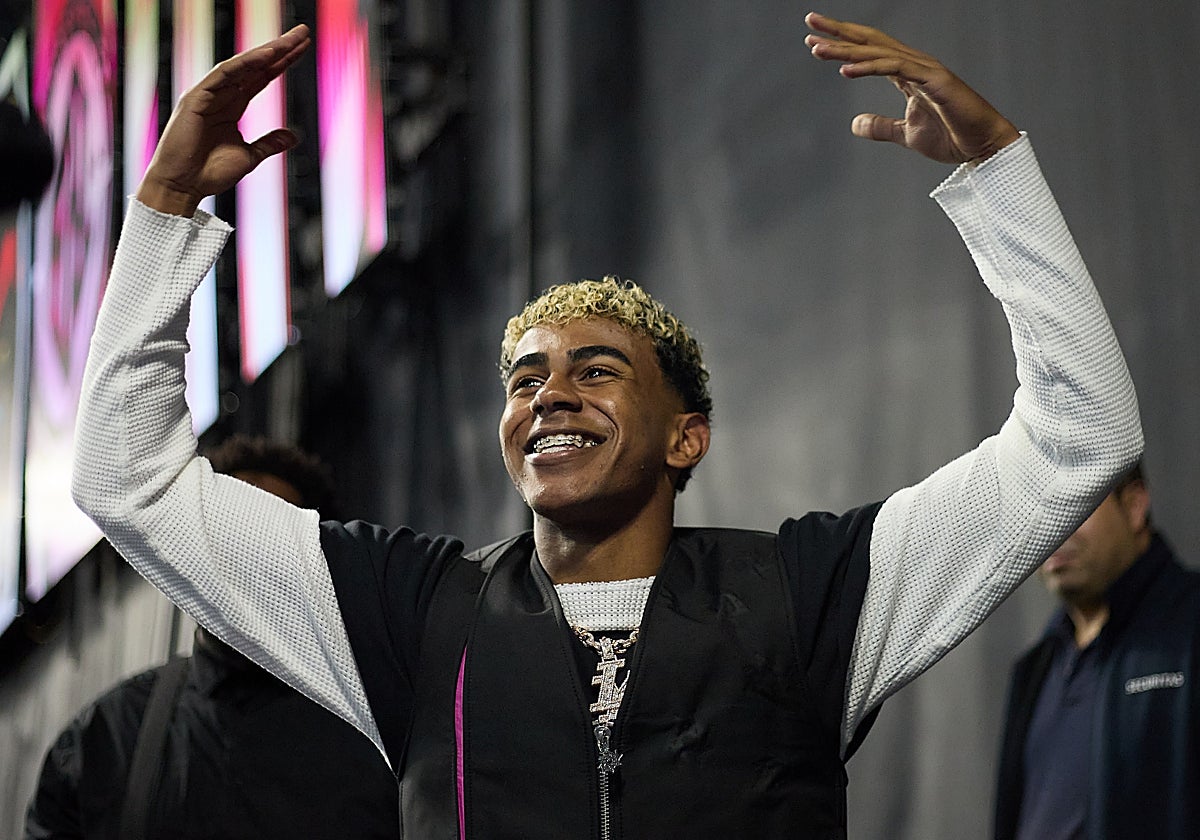 lamine Yamal, en un evento de esta semana.