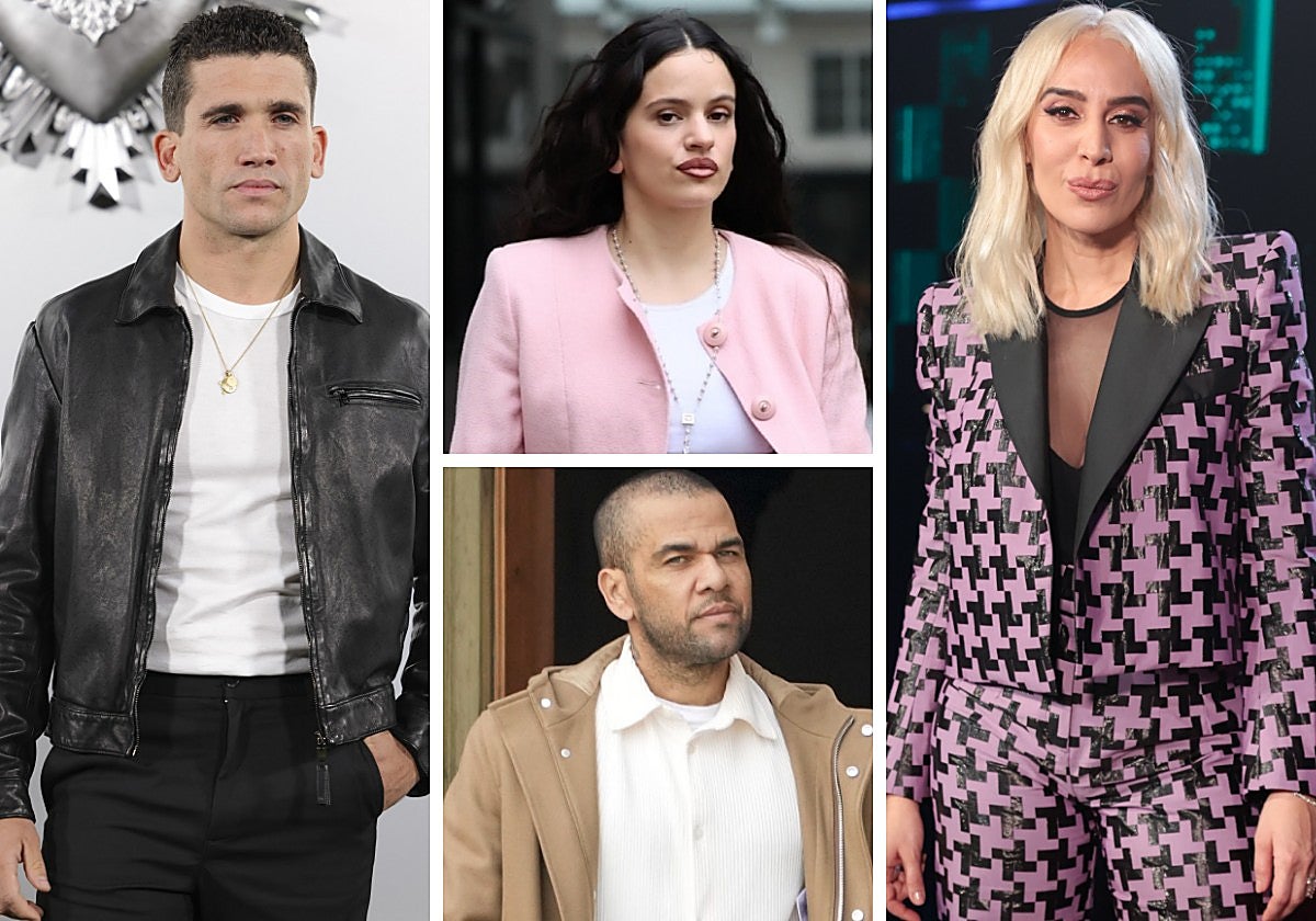 Jaime Lorente, Rosalía, Dani Alves y Mónica Naranjo