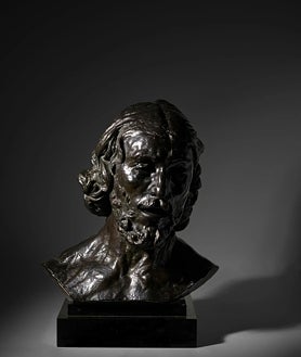 Imagen secundaria 2 - Una acuarela de Arthur Dove, entre 13.000 y 21.000 euros; un cuadro de 1957 de Milton Avery, estimado entre 430,000 y 600,000 euros; y un busto de San Juan Baptista de Auguste Rodin, entre 51.000 y 69.000 euros.