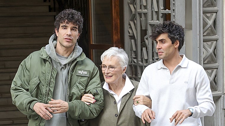 Los Javis con Glenn Close