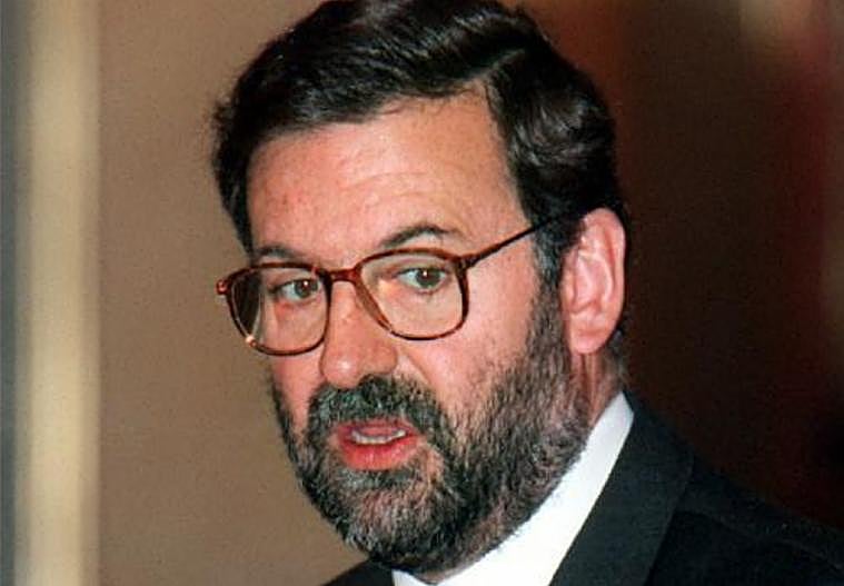 Foto de archivo de Rajoy en 1996