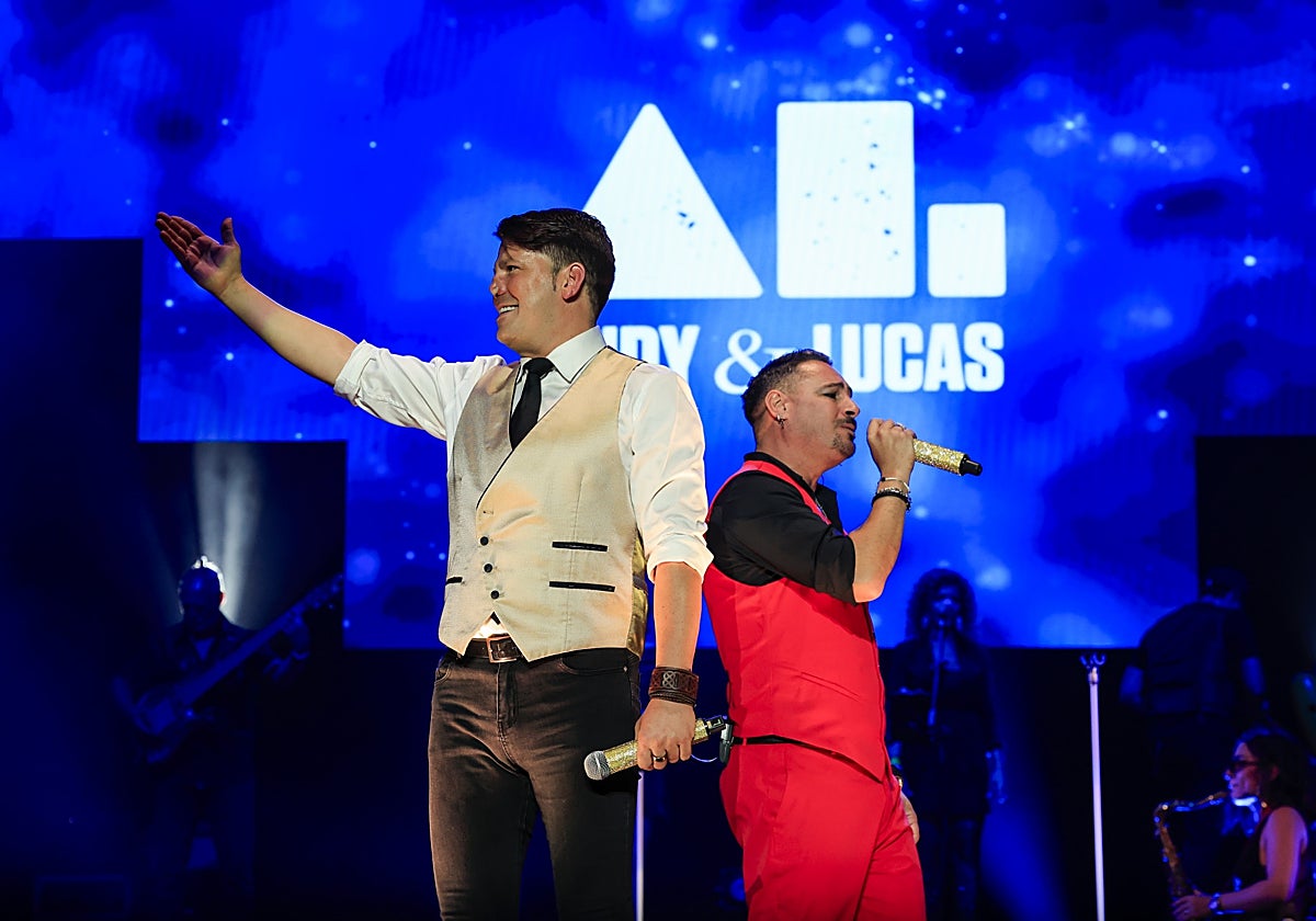 Andy y Lucas, en su último concierto