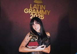 El primer Latin Grammy de Aitana llega con mensaje directo a Plex: «Le quiero con todo mi corazón»