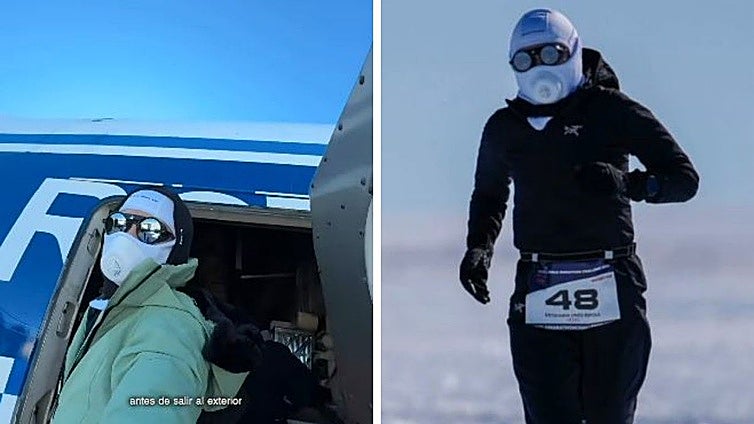 Verdeliss, sobre su aventura extrema de correr un maratón en la Antártida: «Dicen que es el entorno más hostil del planeta»