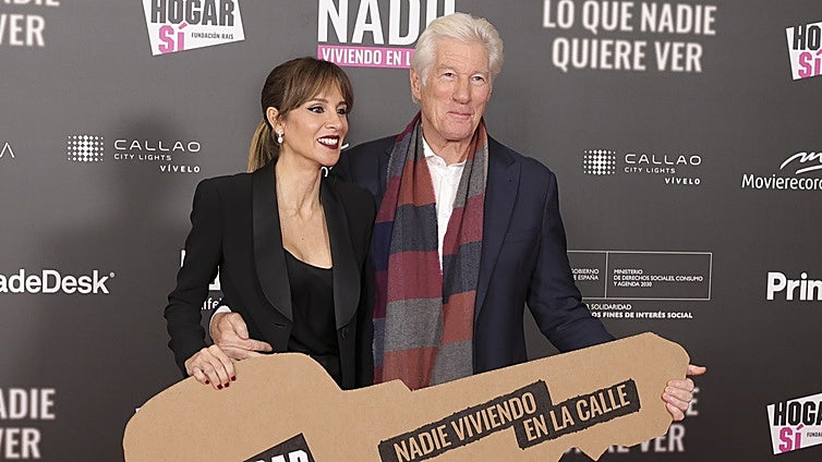 Richard y Alejandra Gere regresan a España para estrenar documental sobre personas sin hogar